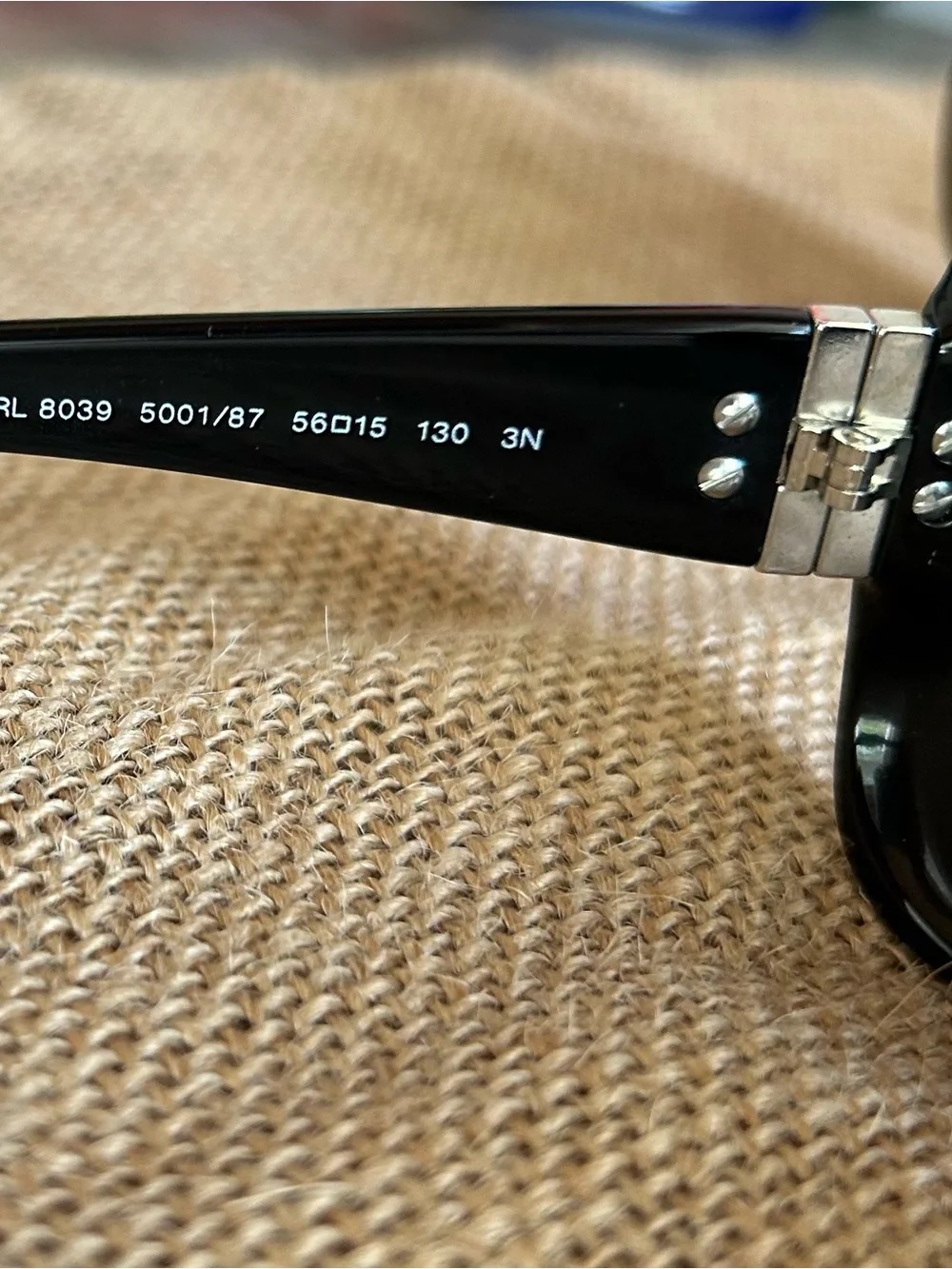Ralph Lauren Black Oversized Square Sunglasses - Picture 4 of 8